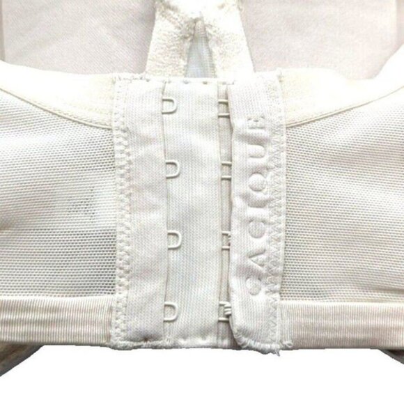 Cacique Lane Bryant Womens Bra Smooth Satin Full Coverage 40DDD Ivory Bisque - Picture 4 of 8